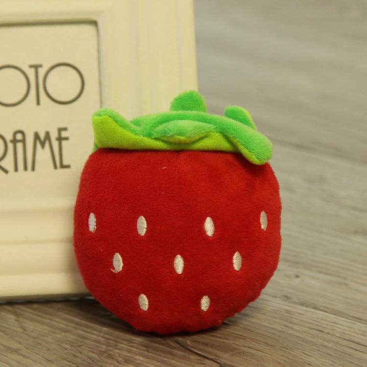 Furry Friends Fruit And Veggie Plush Pet Toys