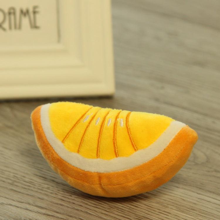 Furry Friends Fruit And Veggie Plush Pet Toys