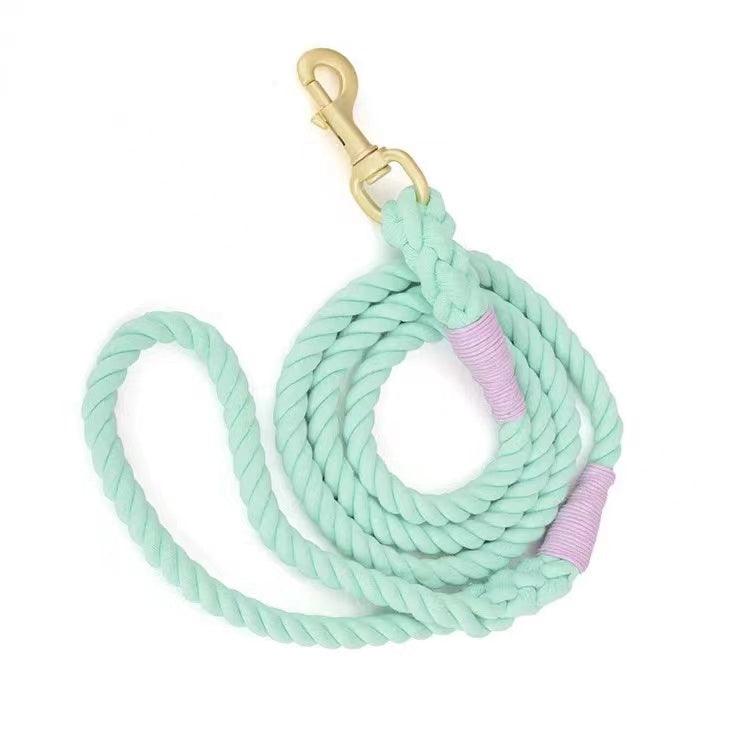 Dog Rope Leash - Mint Green